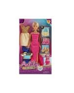 Lalka 29cm z zestawem ubrań i butów