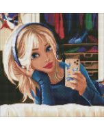 Diamentowa mozaika - Ulubione selfie 40x40cm