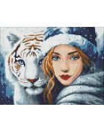 Diamentowa mozaika - Zimowe ciepło 30x40cm