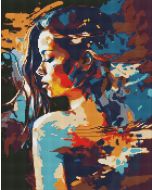 Diamentowa mozaika - Tajemnicza dziewczyna 40x50cm