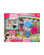 Lalka ze zwierzątkami