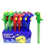 Pałeczka do baniek mydlanych 38cm z dinozaurem MIX