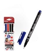 Markery z precyzyjną końcówką Basic Colors 4 kolor