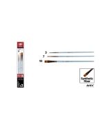 Pędzle syntetyczne 3szt