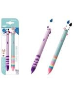 Długopis dwukolorowy jelonek i myszka 2szt