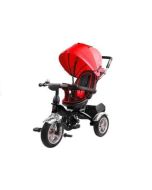 Rower trójkołowy czerwony z czarną ramą