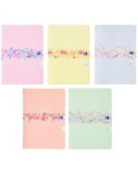 Zeszyt A5/60K kratka Flowers (5szt) OXFORD