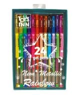 Długopisy żelowe 24szt STnux