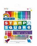 Cienkopisy z peczątkami Pixel Art 12 kolorów