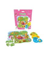 Puzzle 2w1 Magiczny Las 49el