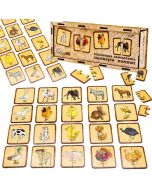 Puzzle drewniane łamigłówka zwierzęta domowe