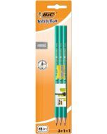 Ołówek Evolution Original HB + gumka + temper. BIC