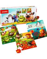 Puzzle 50 3w1 Zwierzęta