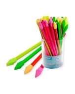Ołówek fluo z gumką strzałką (48szt)