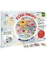 Układanka/gra Flagi Europy