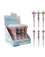 Długopis ścieralny wirujący Kotek (24szt)