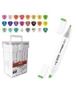 Markery dwustronne Chromax 24 kolory