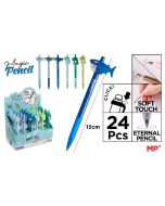 Ołówek wieczny Rekiny i krokodyle (24szt)