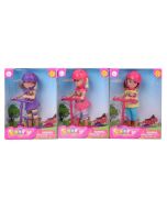 Lalka na hulajnodze mix