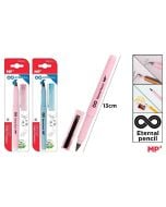 Ołówek wieczny ze skuwką różowy