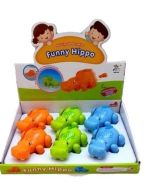 Hipopotam z napędem biega i pływa mix