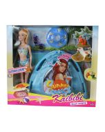 Lalka Relaks na plaży z pupilem