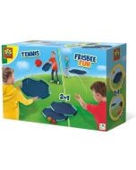 Zabawa w tenisa i frisbee 2w1