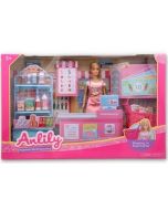 Lalka zakupy w supermarkecie