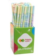 Ołówek trójkątny 2B Pastel (72szt) HAPPY COLOR