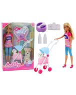 Lalka Anlily z Pieskiem