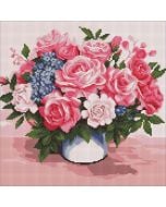 Diamentowa mozaika - Flower Beauty 40x40cm