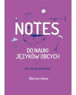 Notes do nauki języków obcych fioletowy