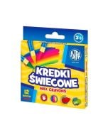 Kredki świecowe okrągłe 12kol ASTRA
