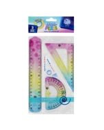 Zestaw geometryczny pastelowy Flexi 3el ASTRA