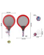 Zestaw dużych rakietek z piłką i lotką