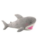 Pluszowy rekin 50cm siwy