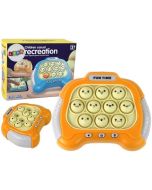 Gra sensoryczna konsola Pop It na baterie żółta