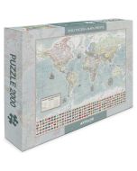 Puzzle 2000 - Świat polityczny m. stylizowana