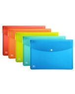 Teczka kopertowa A5 PP Urban przejrzysty (5szt)