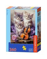 Puzzle 260 Musical Kittens CASTOR