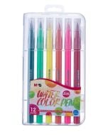 Pisak artystyczny pędzelkowy 12 kolorów M&G