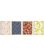 Zeszyt A5/80K kratka Metallic Floral (10szt)