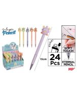 Ołówek wieczny potwory (24szt)