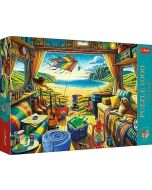 Puzzle 1000 Kamperem w podróży TREFL