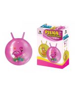 Piłka do skakania 45cm z rogami Flaming/Lama mix