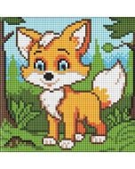 Diamentowa mozaika bez ramy - Puszysty lis Kids