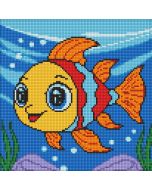 Diamentowa mozaika bez ramy - Marzycielska rybka