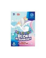 Blok kolorowy pastel A4/10K barwiony (10szt) ASTRA