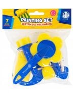 Zestaw gąbek i wałków do malowania 7szt ASTRA