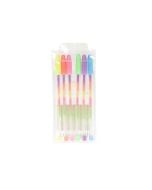 Kolorowe długopisy żelowe 6 kolorów